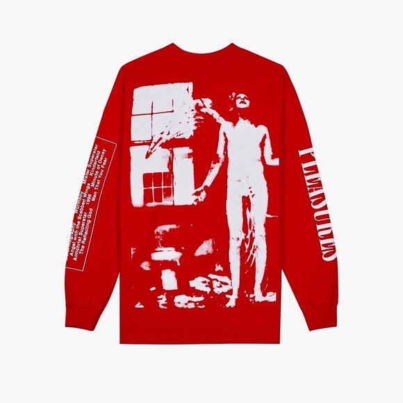 pleasures Other - Marilyn Manson x Pleasures long sleeve tee